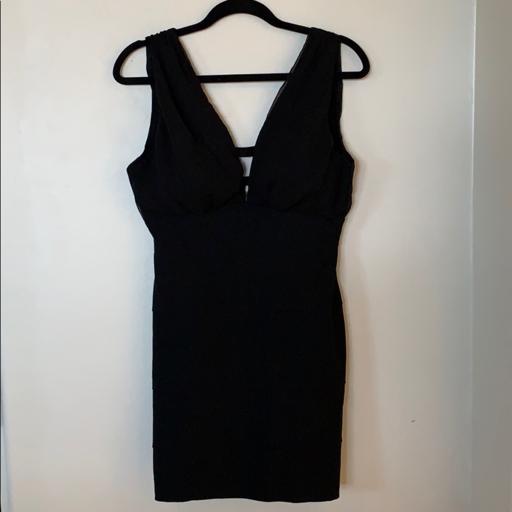 Black cocktail dress